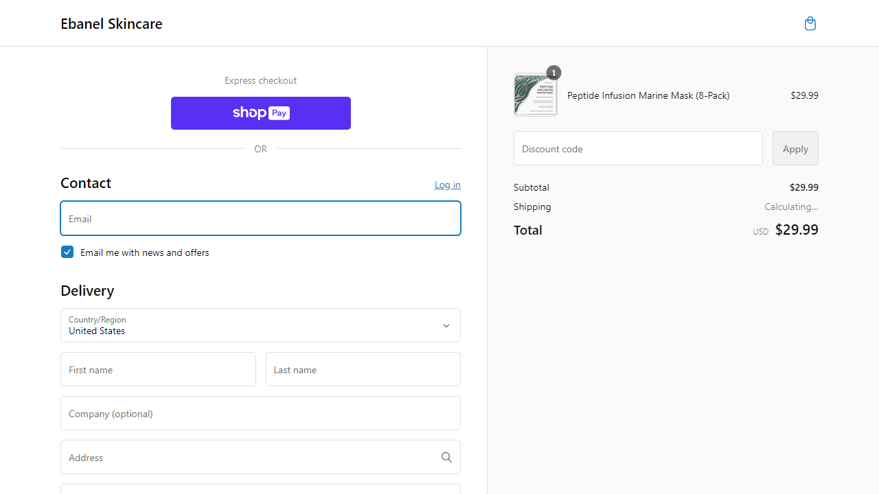 How to apply Ebanel coupon code